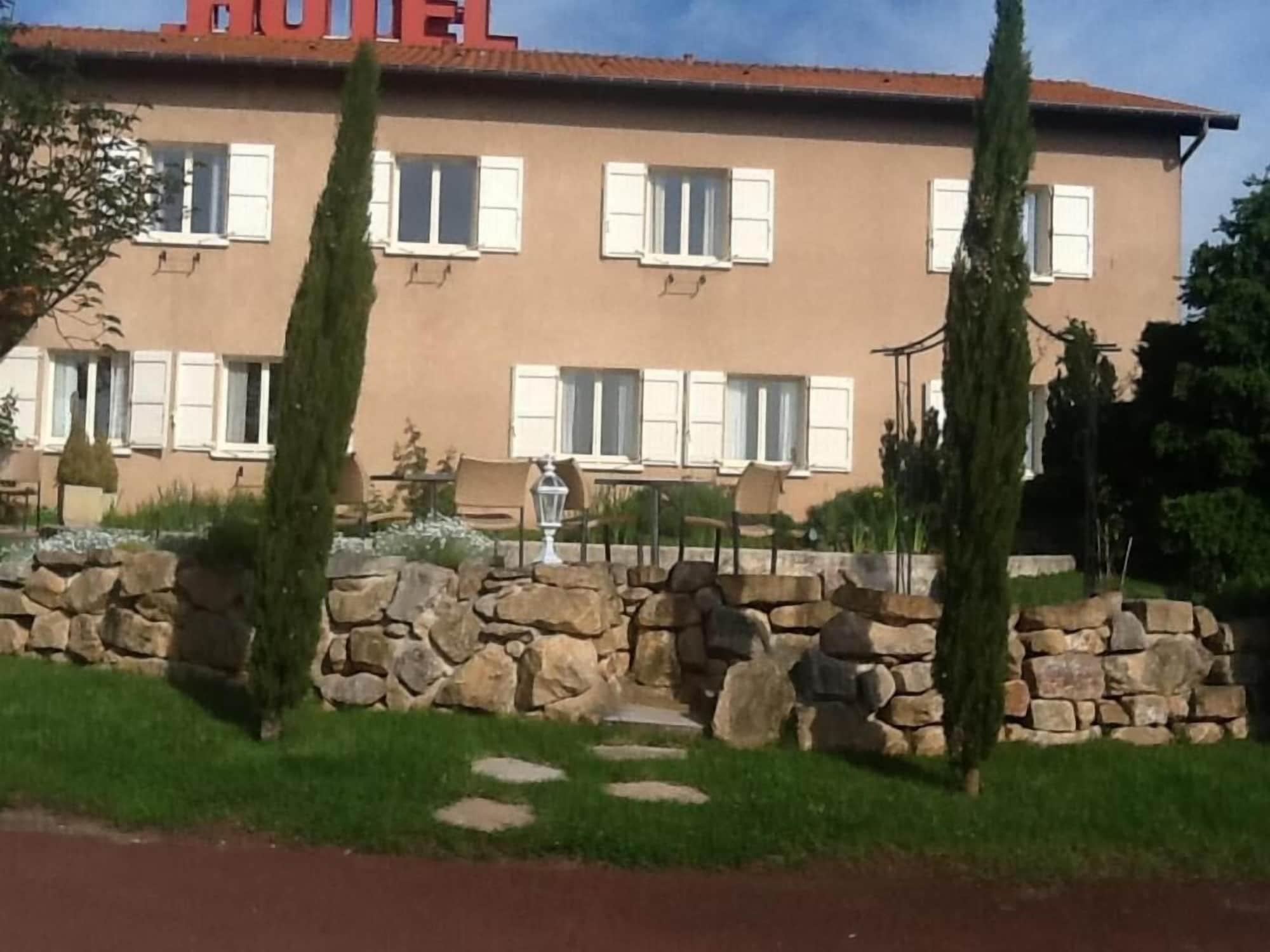 Logis Hotel Des Grands Vins Fleurie Buitenkant foto