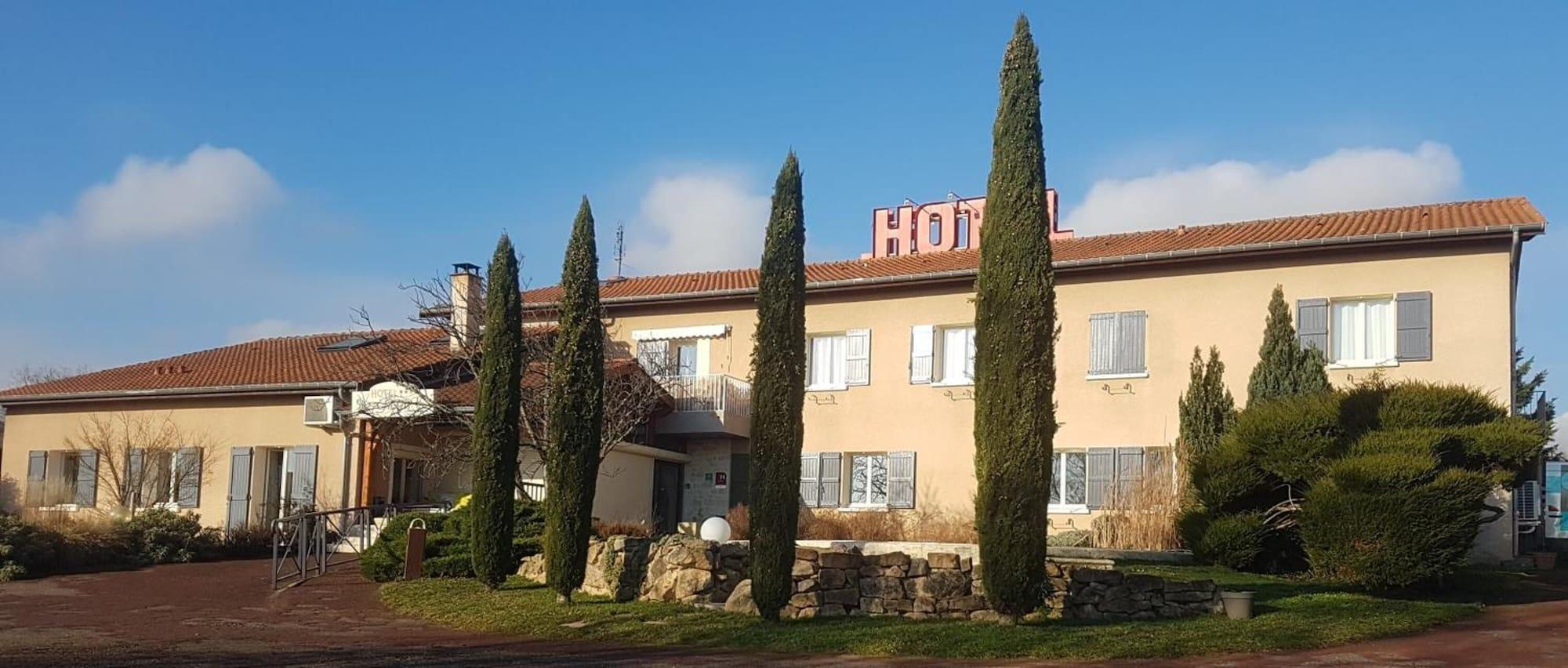 Logis Hotel Des Grands Vins Fleurie Buitenkant foto